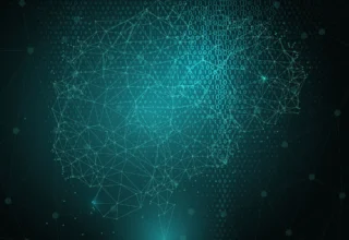 Deep-learning machine vision — abstract image