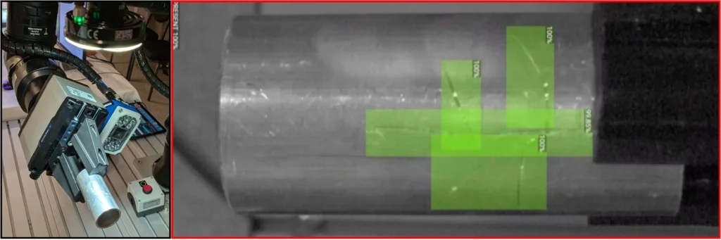 Real-time detection of surface scratches