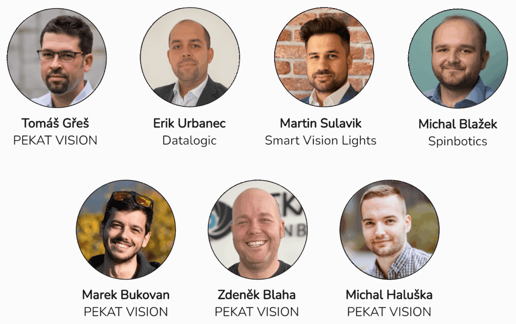 Speakers at the Machine Vision and AI workshop