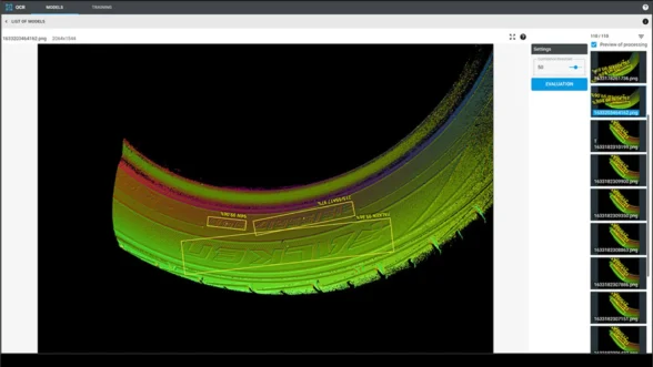 Deep learning OCR module screen