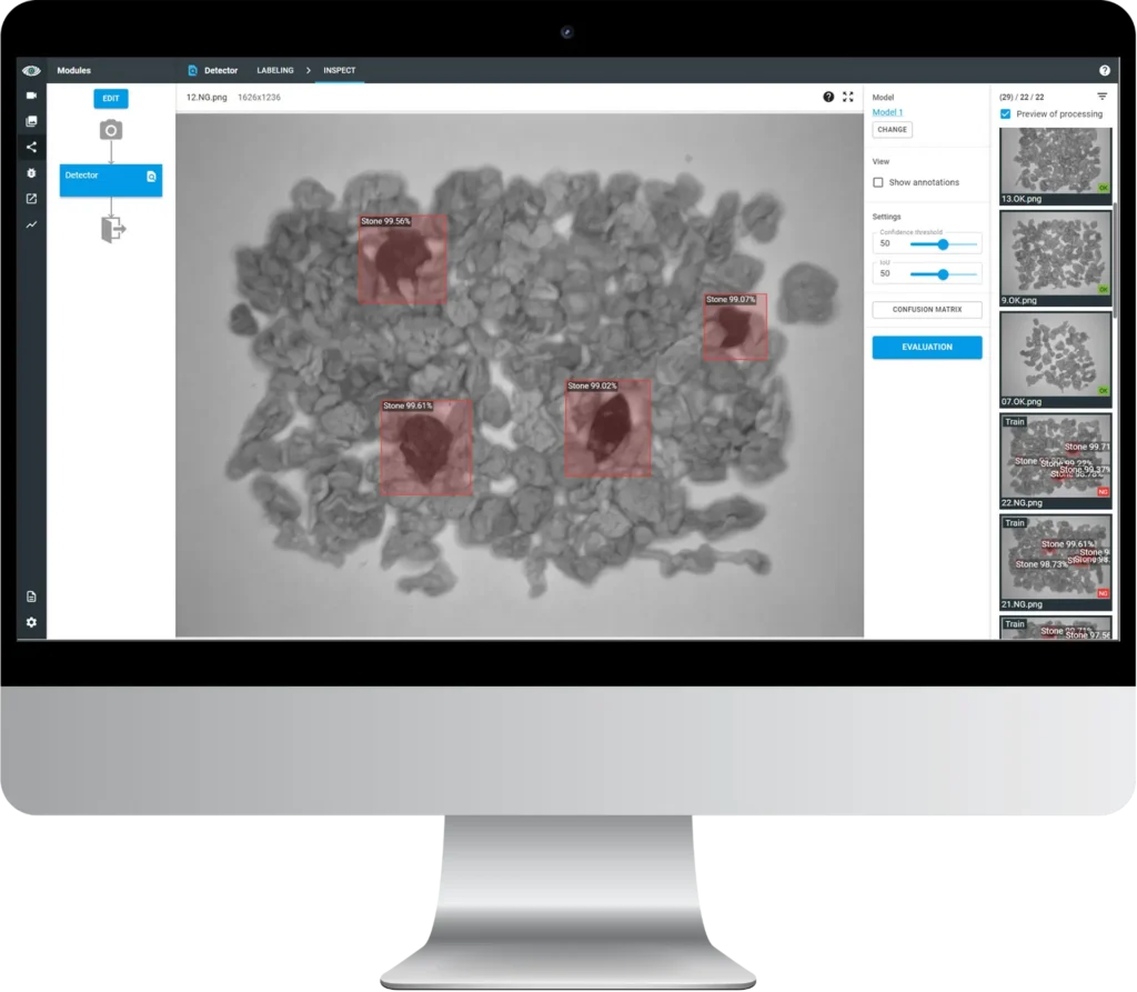 Deep learning Detector with Classifier module