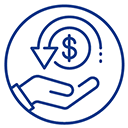 Low total cost of ownership icon