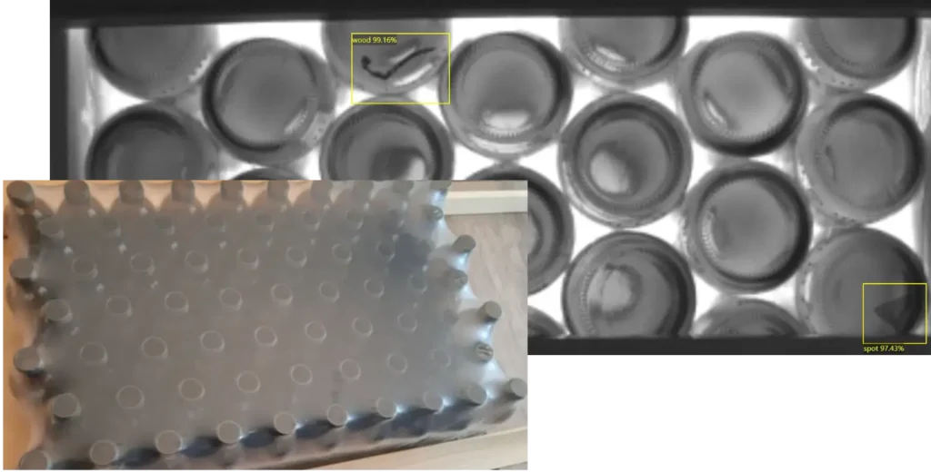 Bottle cleanliness inspection with AI